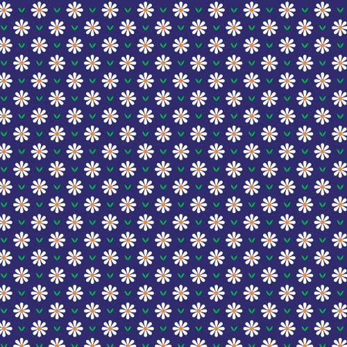 Tricoline Estampada Mini Margaridas 100% Algodão 1,50m largura - Variante 6