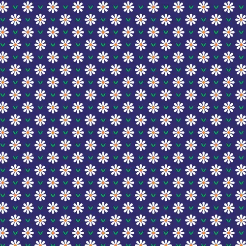 Tricoline Estampada Mini Margaridas 100% Algodão 1,50m largura - Variante 6