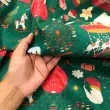 Tricoline Estampada Natal Brinquedos Natalinos 100% Algodão 1,50m Largura - Variante 1 Tricoline Estampada Natal Brinquedos Natalinos 100% Algodão 1,50m Largura - Variante 1