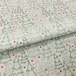 Tricoline Estampada Natal Contorno Pinheiros 100% Algodão 1,50m Largura - Variante 1 Tricoline Estampada Natal Contorno Pinheiros 100% Algodão 1,50m Largura - Variante 1
