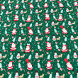 Tricoline Estampada Natal Papai Noel Divertido 100% Algodão 1,50m Largura - Variante 2