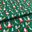 Tricoline Estampada Natal Papai Noel Divertido 100% Algodão 1,50m Largura - Variante 2