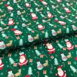 Tricoline Estampada Natal Papai Noel Divertido 100% Algodão 1,50m Largura - Variante 2