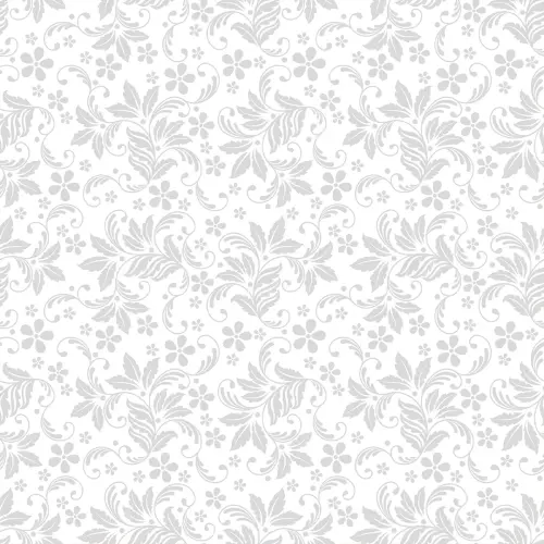 Tricoline Estampada Ramos Brancos Fundo Branco 100% Algodão 1,50m largura - Variante 203 Tricoline Estampada Ramos Brancos Fundo Branco 100% Algodão 1,50m largura - Variante 203