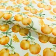 Tricoline Estampada Ramos Laranjas 100% Algodão 1,50m Largura - Variante 1 Tricoline Estampada Ramos Laranjas 100% Algodão 1,50m Largura - Variante 1