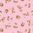 Tricoline Estampada - Raposinha Rosa Bebê - 100% Algodão - 1,50m Largura - Variante 1 Tricoline Estampada - Raposinha Rosa Bebê - 100% Algodão - 1,50m Largura - Variante 1