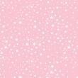 Tricoline Estampada - Estrelinhas Rosa Bebê - 100% Algodão - 1,50m Largura - Variante 1