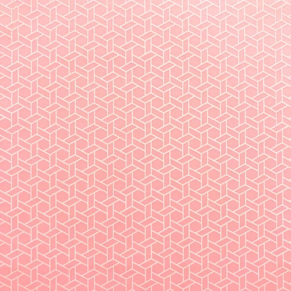 Tricoline Estampada Trançada - 100% Algodão - 1,50m largura - Variante 12 Tricoline Estampada Trançada - 100% Algodão - 1,50m largura - Variante 12