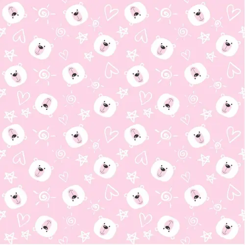 Tricoline Estampada Ursinho Fofo 100% Algodão 1,50m Largura - Variante 5 Tricoline Estampada Ursinho Fofo 100% Algodão 1,50m Largura - Variante 5