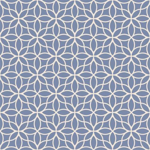 Tricoline Estampada Vitral Geométrico 100% Algodão 1,50m Largura - Variante 131