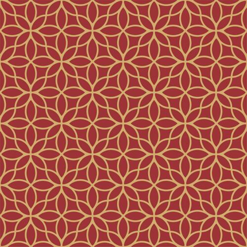 Tricoline Estampada Vitral Geométrico 100% Algodão 1,50m Largura - Variante 185