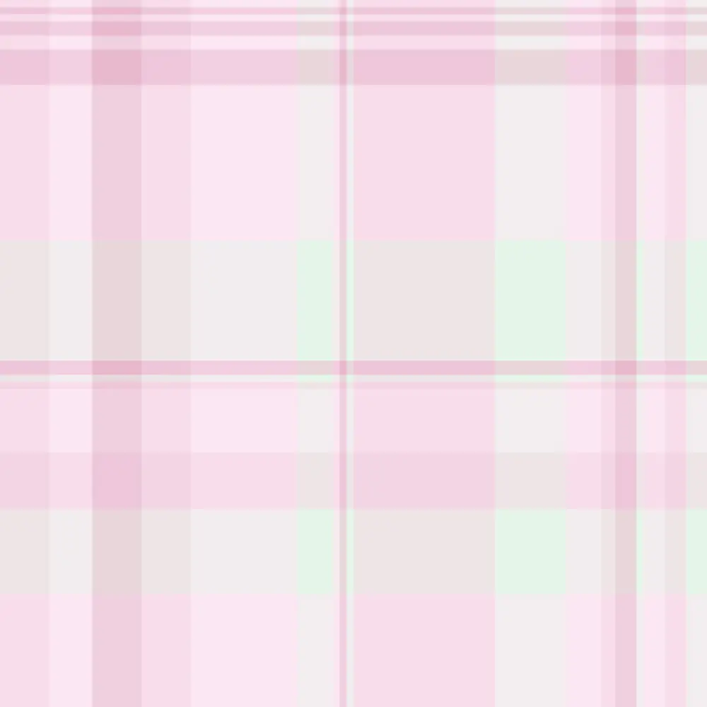 Tricoline Estampada Xadrez Sweet Rosa e Verde 100% Algodão - Variante 1