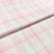 Tricoline Estampada Xadrez Sweet Rosa e Verde 100% Algodão - Variante 1