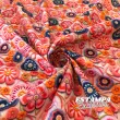 Tricoline Exclusiva Coleção Dimensões Florais 100% Algodão 1,50m Largura - Holanda