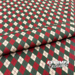 Tricoline Exclusiva Coleção JLM Natal Boho 100% Algodão 1,50m Largura - Xadrez enviezado