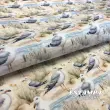 Tricoline Exclusiva Coleção Oceano de Requinte 100% Algodão 1,50m Largura - Gaivota