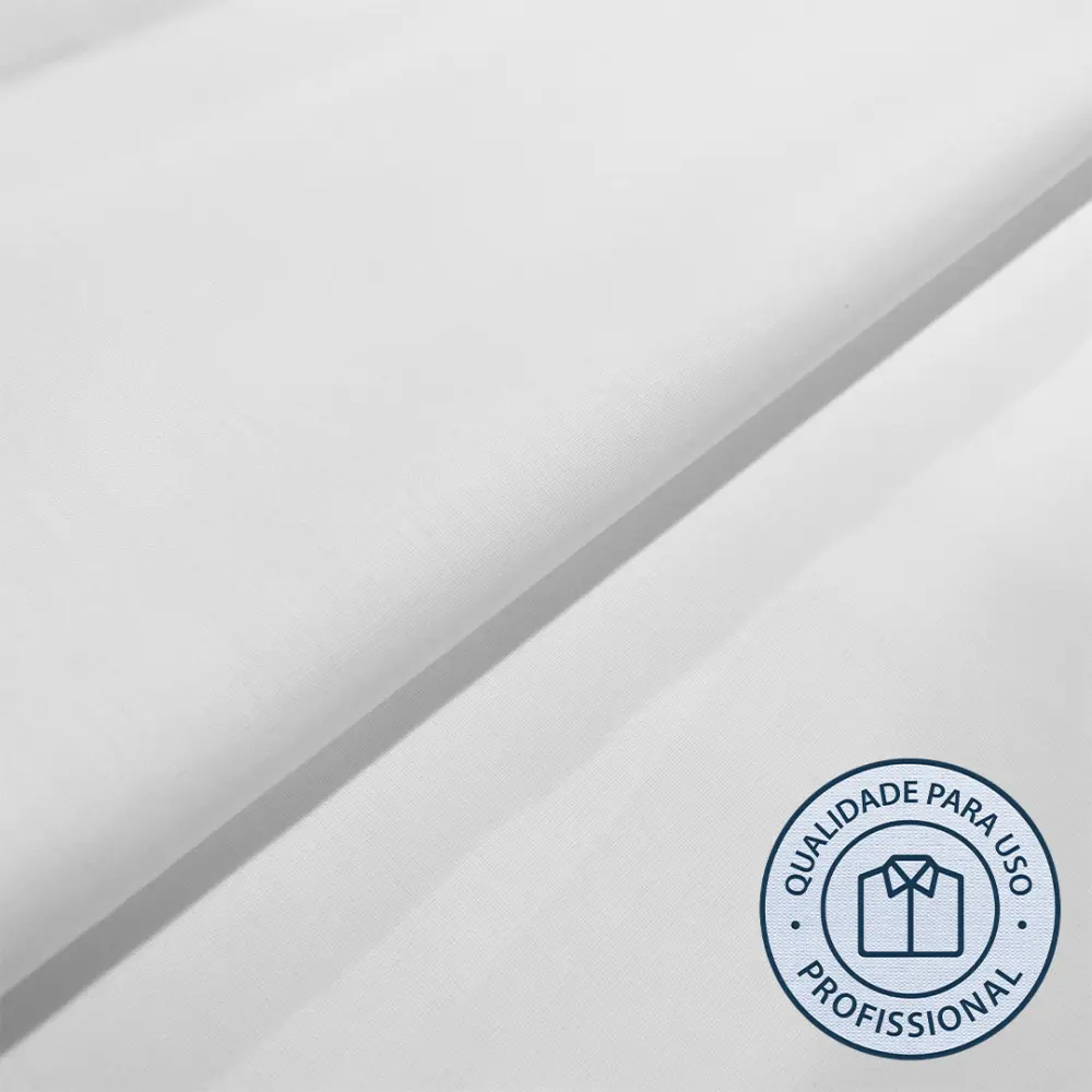 Tricoline PROFIT DOPTEX Para Camisaria Cores Claras 67% Poliester 33% Algodão 1,60L - Branco