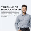 Tricoline PROFIT DOPTEX Para Camisaria Cores Claras 67% Poliester 33% Algodão 1,60L - Cinza claro
