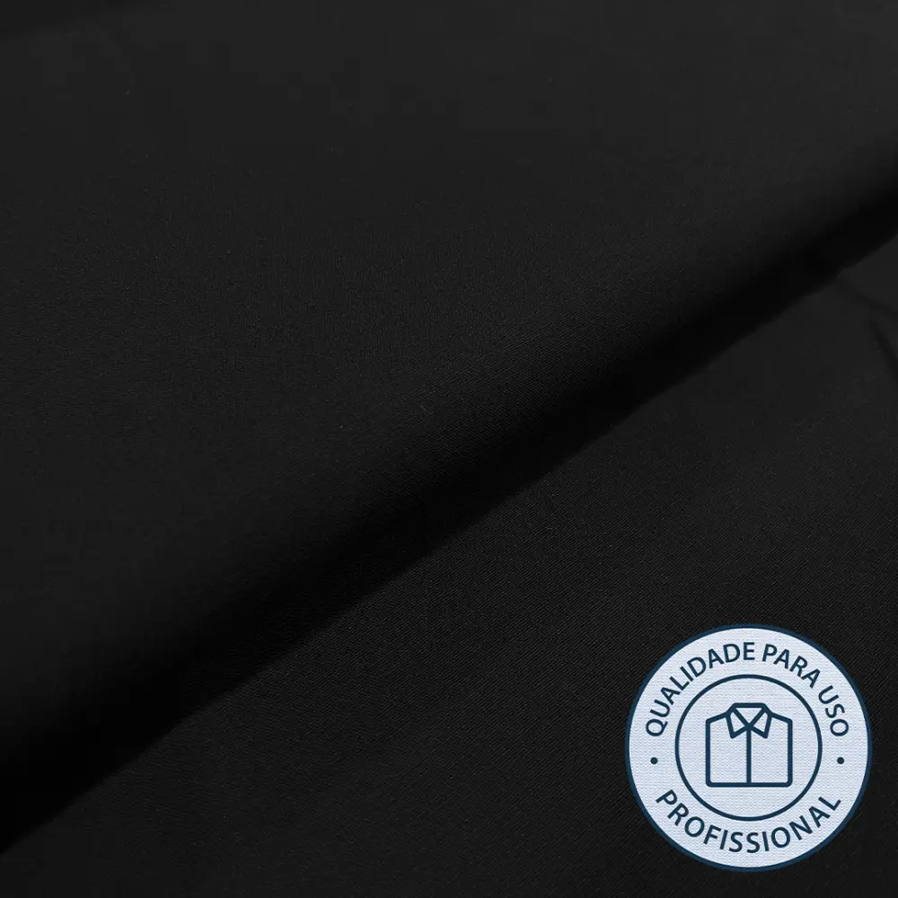 Tricoline PROFIT DOPTEX Para Camisaria Cores Escuras 67% Poliester 33% Algodão 1,60L - Preto