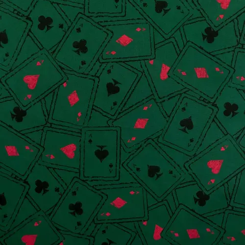 Tricoline Fernando Maluhy - Baralho - 100% Algodão - C02 Tricoline Fernando Maluhy - Baralho - 100% Algodão - C02