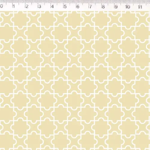 Tricoline Fernando Maluhy - Composê Crisantemo - 100% Algodão - C03 Tricoline Fernando Maluhy - Composê Crisantemo - 100% Algodão - C03