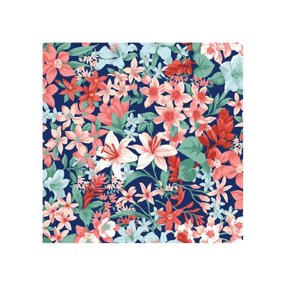 Tricoline Fernando Maluhy - Fiori I - 100% Algodão - C03
