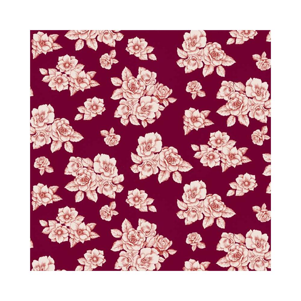 Tricoline Fernando Maluhy - Floral - 100% Algodão - C01