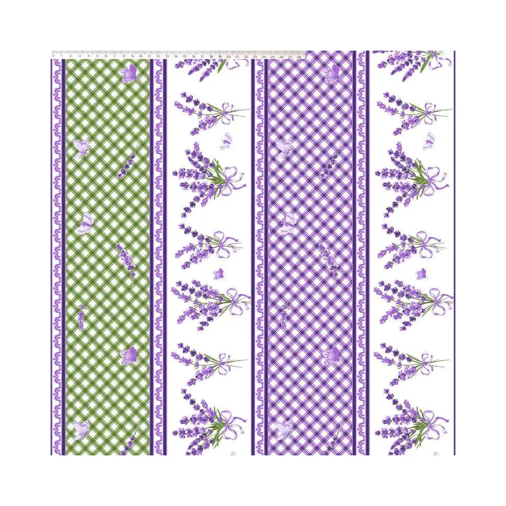 Tricoline Fernando Maluhy MC Design Barrado Lavanda 100% Algodão - C01 Tricoline Fernando Maluhy MC Design Barrado Lavanda 100% Algodão - C01