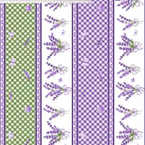 Tricoline Fernando Maluhy MC Design Barrado Lavanda 100% Algodão - C01 Tricoline Fernando Maluhy MC Design Barrado Lavanda 100% Algodão - C01