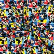 Tricoline Fernando Maluhy - Mickey Mouse Quadriculado - 100% Algodão - C01