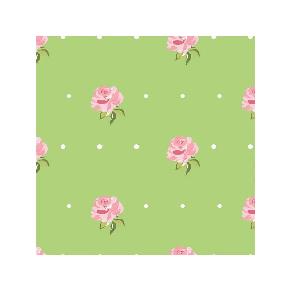Tricoline Fernando Maluhy - Mini Rosas com Poá - 100% Algodão - C04 Tricoline Fernando Maluhy - Mini Rosas com Poá - 100% Algodão - C04