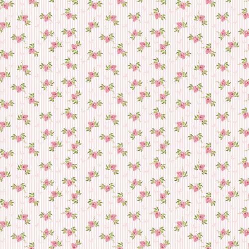 Tricoline Fernando Maluhy - Mini Flor Listrada - 100% Algodão - C05
