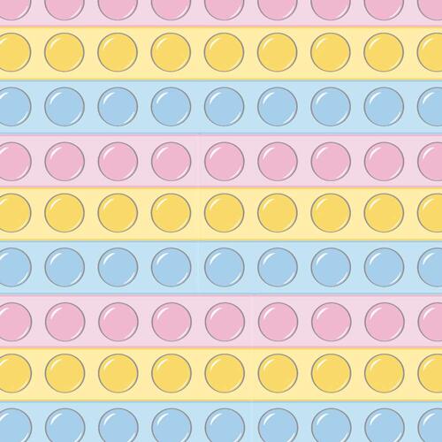 Tricoline Fernando Maluhy - Pop It Fidget Toy - 100% Algodão - C01