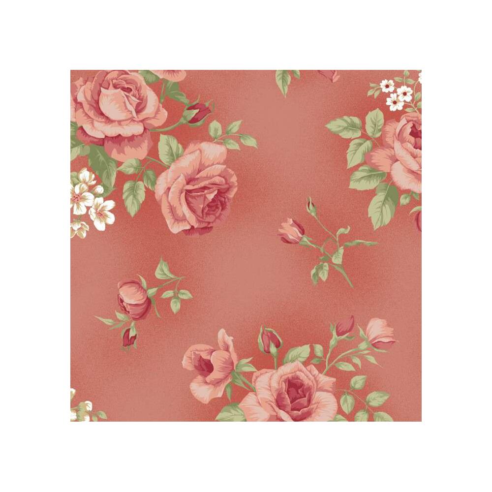 Tricoline Fernando Maluhy - Rosas Degradê - 100% Algodão - C01