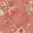 Tricoline Fernando Maluhy - Rosas Degradê - 100% Algodão - C01