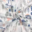 Tricoline Fernando Maluhy - Urso com Casinha - 100% Algodão - C01