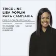 Tricoline Ibiza DOPTEX Para Camisaria Com Elastano 1,30L - Preto