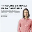 Tricoline SAVILLE DOPTEX Para Camisaria Com Elastano 29% Algodão 67% Poliéster 4% Elastano 1,40L - 5179 - vermelho