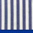 Tricoline Listras Grandes Fio Tinto 100% Algodão - Azul marinho