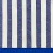 Tricoline Listras Grandes Fio Tinto 100% Algodão - Azul marinho