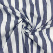 Tricoline Listras Grandes Fio Tinto 100% Algodão - Azul marinho