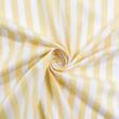 Tricoline Listras Grandes Fio Tinto 100% Algodão - Amarelo