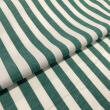 Tricoline Listras Grandes Fio Tinto 100% Algodão - Verde bandeira