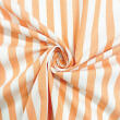 Tricoline Listras Grandes Fio Tinto 100% Algodão - Laranja