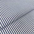 Tricoline Listras Médias Fio Tinto 100% Algodão - Azul marinho