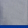 Tricoline Listras Médias Fio Tinto 100% Algodão - Azul marinho