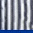 Tricoline Listras Médias Fio Tinto 100% Algodão - Azul marinho