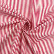 Tricoline Listras Médias Fio Tinto 100% Algodão - Vermelho