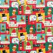 Tricoline Natal Merry Christmas Divertido 100% Algodão 1,50m largura - Variante 1