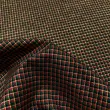 Tricoline Natal Xadrez Fio Tinto com Lurex Dourado 100% Algodão - Rena 1021